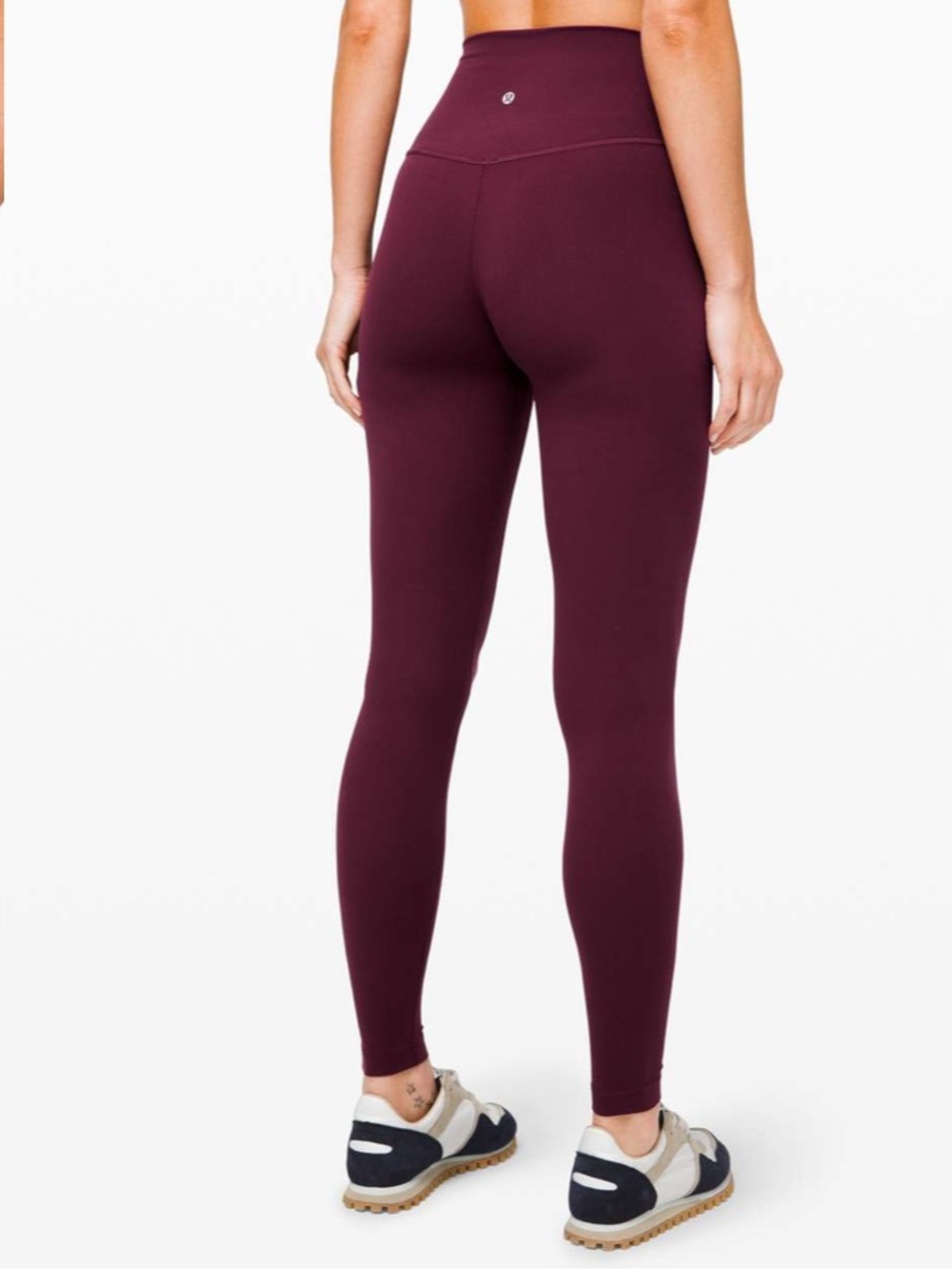 Lululemon Align High-Rise Leggings in Dark Adobe Burgundy Red Size 2